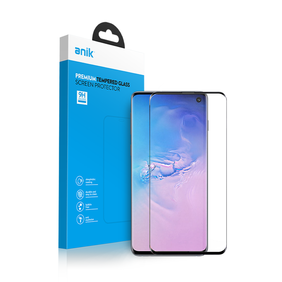 Samsung Galaxy S10E Compatible Full Faced Tempered Glass Screen Protector Of Anik With Premium Full Edge Coverage High-Quality