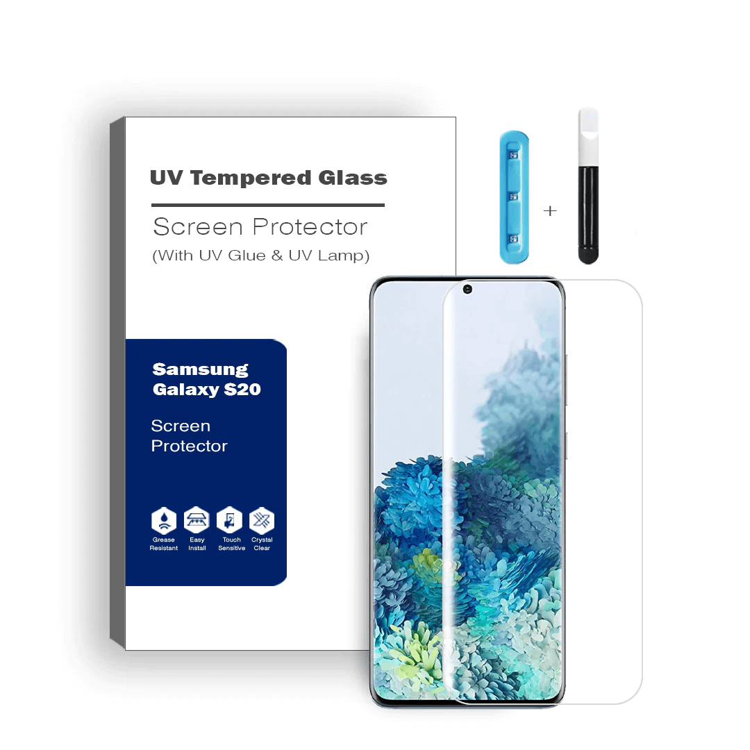 Advanced UV Liquid Glue 9H Tempered Glass Screen Protector for Samsung Galaxy S20 - Ultimate Guard, Screen Armor, Bubble-Free Installation