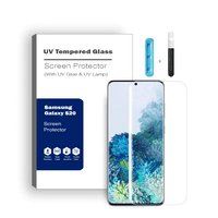 Thumbnail for Advanced UV Liquid Glue 9H Tempered Glass Screen Protector for Samsung Galaxy S20 - Ultimate Guard, Screen Armor, Bubble-Free Installation