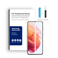 Thumbnail for Advanced UV Liquid Glue 9H Tempered Glass Screen Protector for Samsung Galaxy S21 - Ultimate Guard, Screen Armor, Bubble-Free Installation