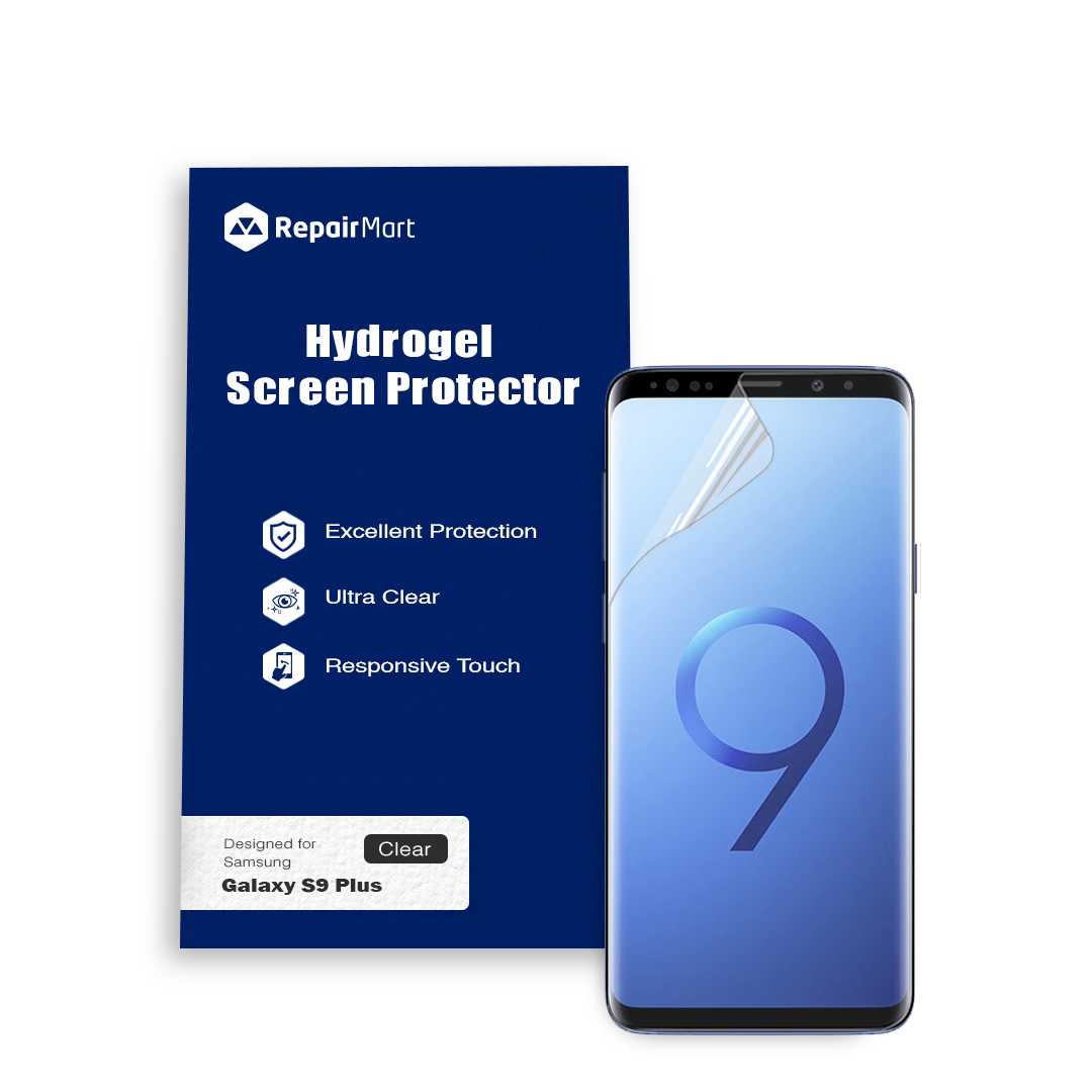 Samsung Galaxy S9 Plus Compatible Premium Hydrogel Screen Protector With Full Coverage Ultra HD