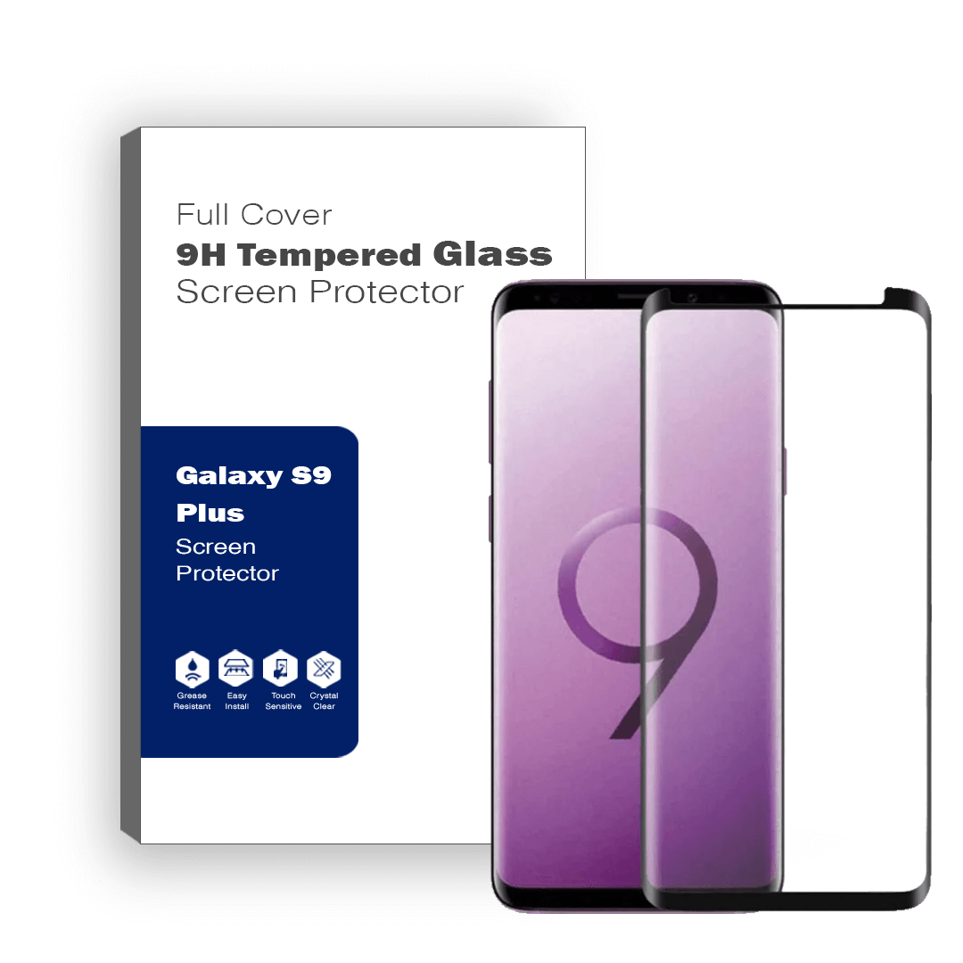 Ultra Premium 3D Curved Full Coverage Tempered Glass Screen Protector For Samsung Galaxy S9 Plus