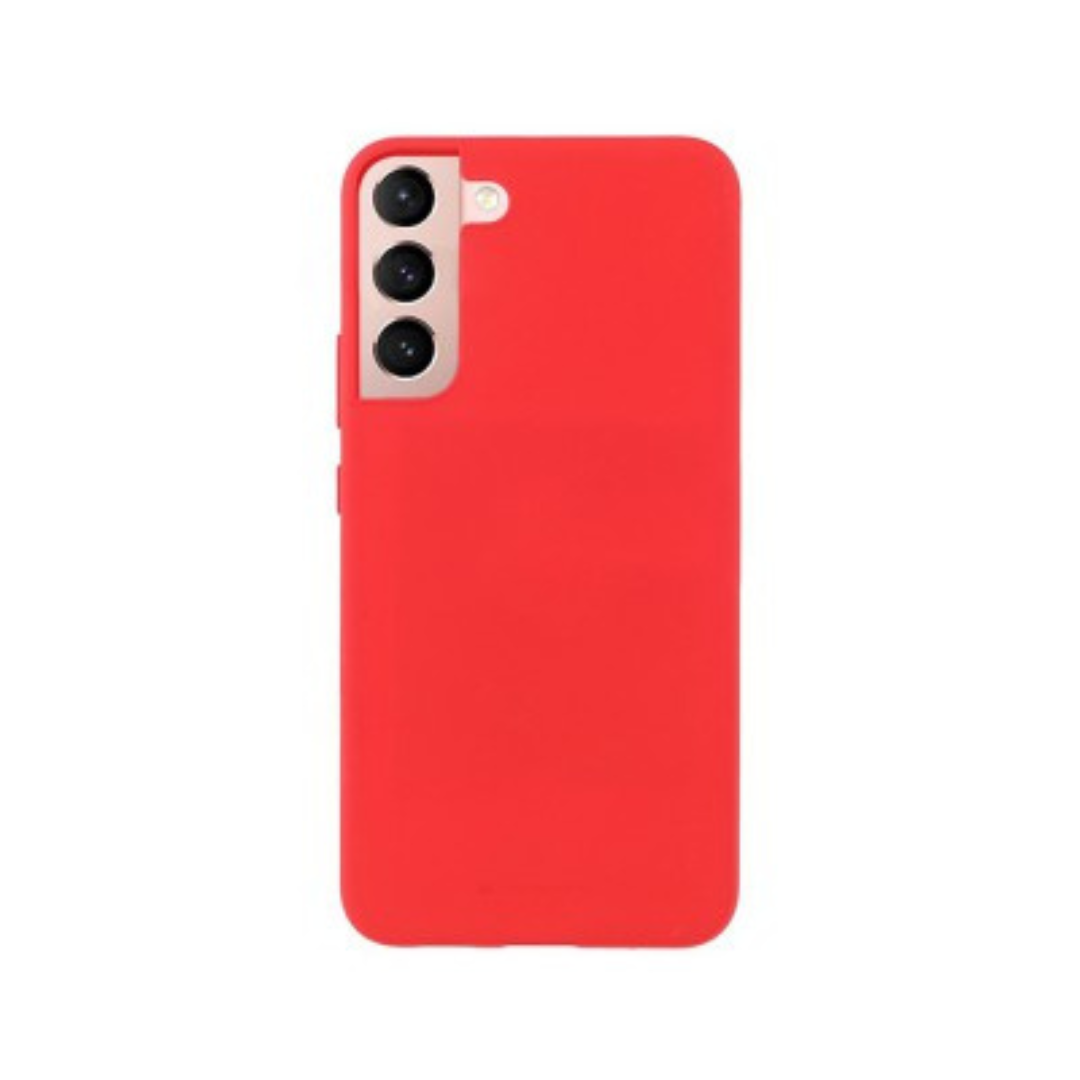 Samsung Galaxy S23 Compatible Case Cover With Premium Silicone - Red
