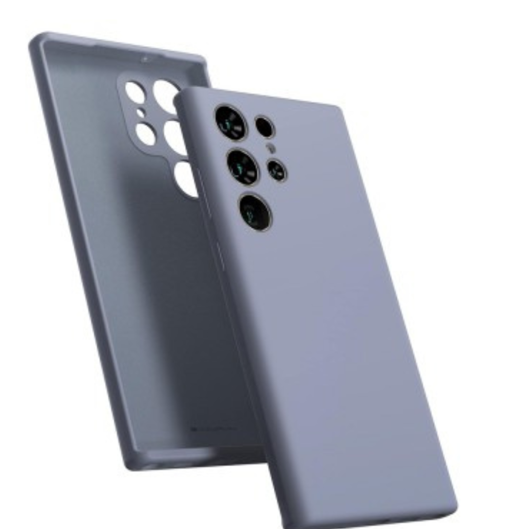 Samsung Galaxy S23 Ultra Compatible Case Cover With Premium Silicone - Lavender Grey