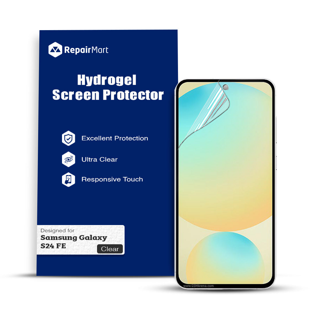 Samsung Galaxy S24 FE Compatible Premium Hydrogel Screen Protector With Full Coverage Ultra HD