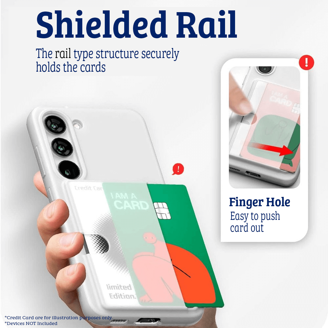 Samsung Galaxy S24 Compatible Case Cover With Mercury Rail 2 Card - Transparent