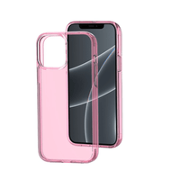 Thumbnail for iPhone 14 Compatible Case Cover With Military-Grade Protection, Premium Clear And Wireless Charging - Clear Pink