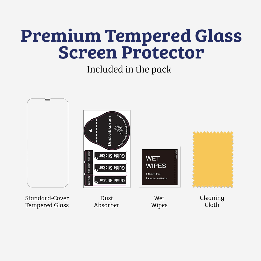 Anik Premium Full Edge Coverage High-Quality Clear Tempered Glass Screen Protector fit for iPad Mini 5