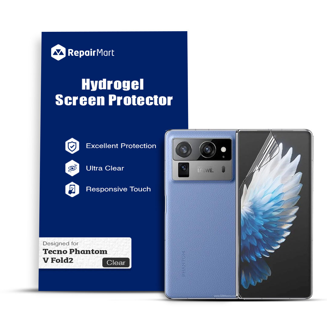 Tecno Phantom V Fold2 Compatible Premium Hydrogel Screen Protector With Full Coverage Ultra HD