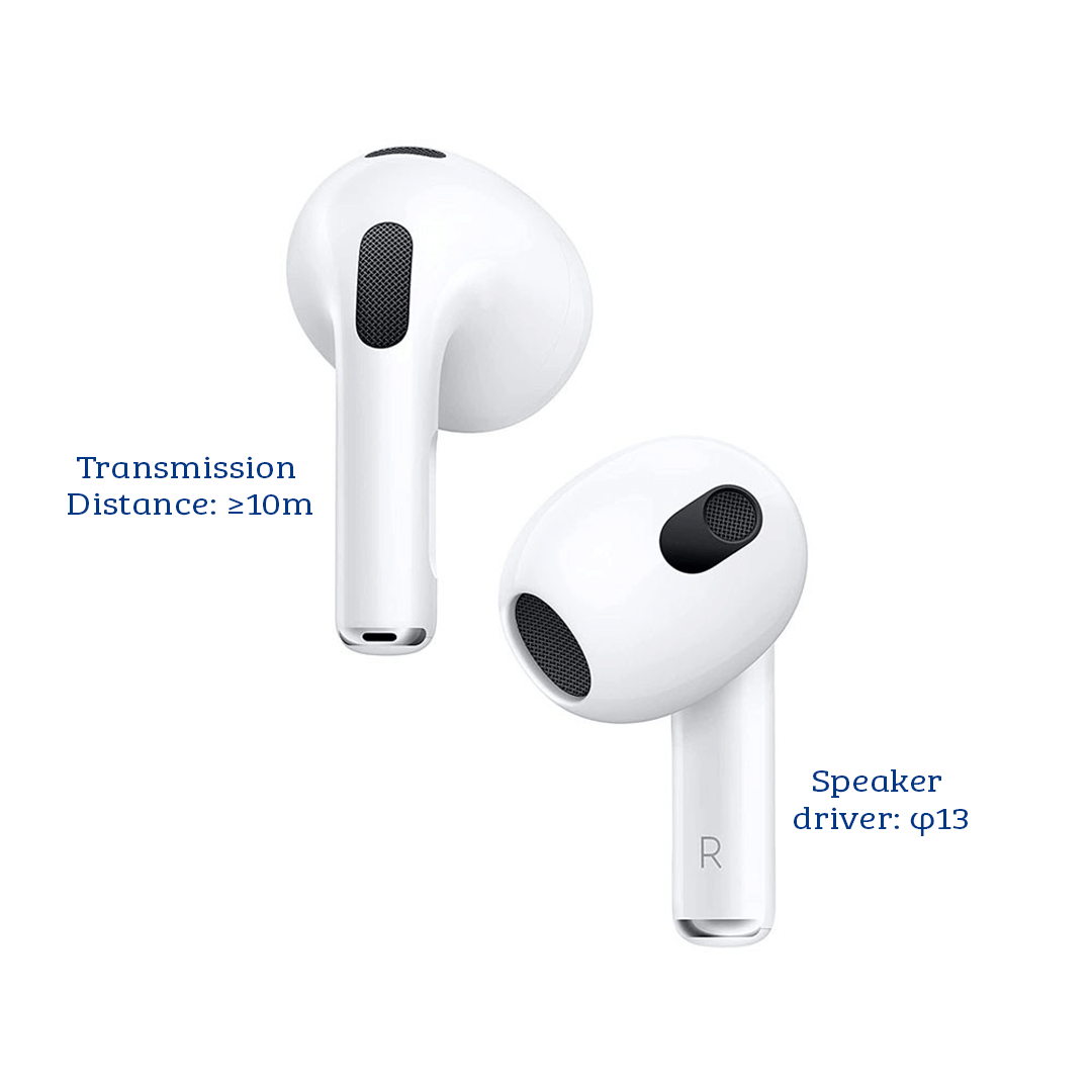 Earbuds 5.3: Effortless Wireless Hands-Free Bluetooth Earphones for Calls and Music - Elegant White