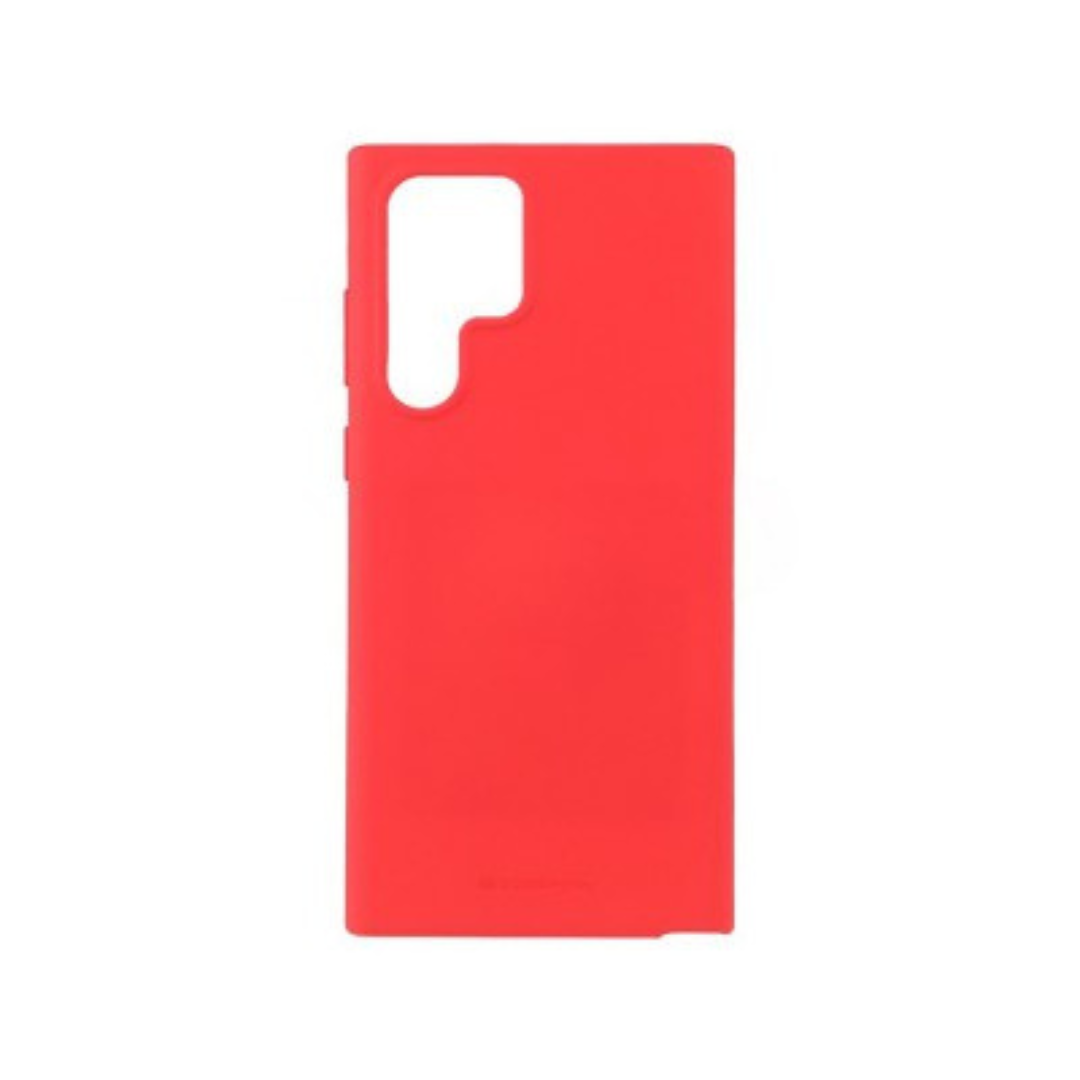 Samsung Galaxy S23 Ultra Compatible Case Cover With Premium Silicone - Red