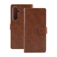 Thumbnail for Samsung Galaxy S23 FE Compatible Case Cover With Blue Moon Diary - Brown