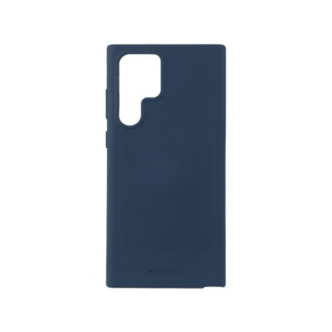 Samsung Galaxy S22 Ultra Compatible Case Cover With Premium Silicone - Navy