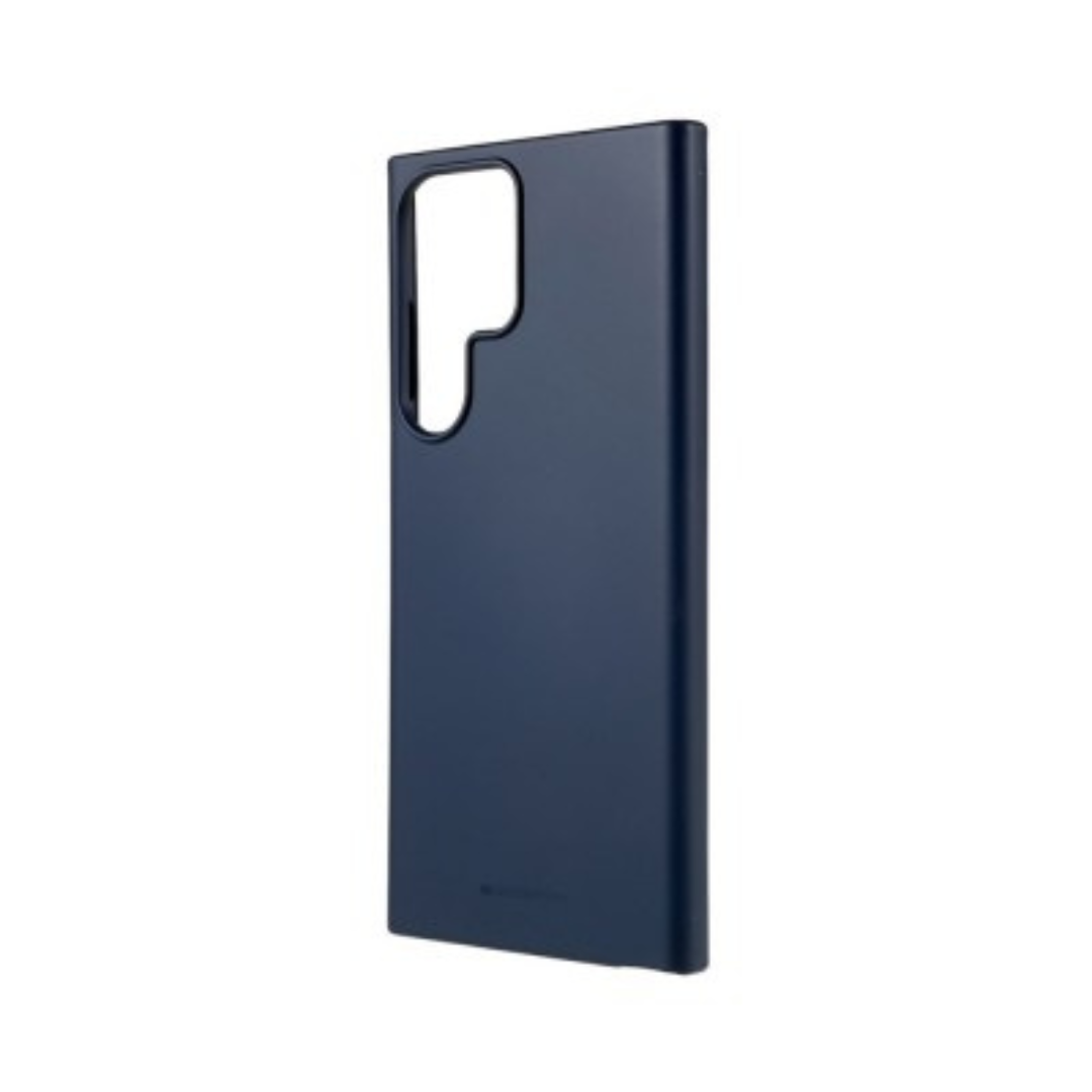 Samsung Galaxy S23 Ultra Compatible Case Cover With Premium Soft Feeling Jelly - Navy