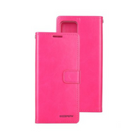 Thumbnail for iPhone 15 Pro Flip Diary Case Cover with Card Holder - Convertible to Media Stand, Magnetic Clasp Closure, Drop Tested, Soft and Strong PU Leather with Front Screen Cover - Hot Pink