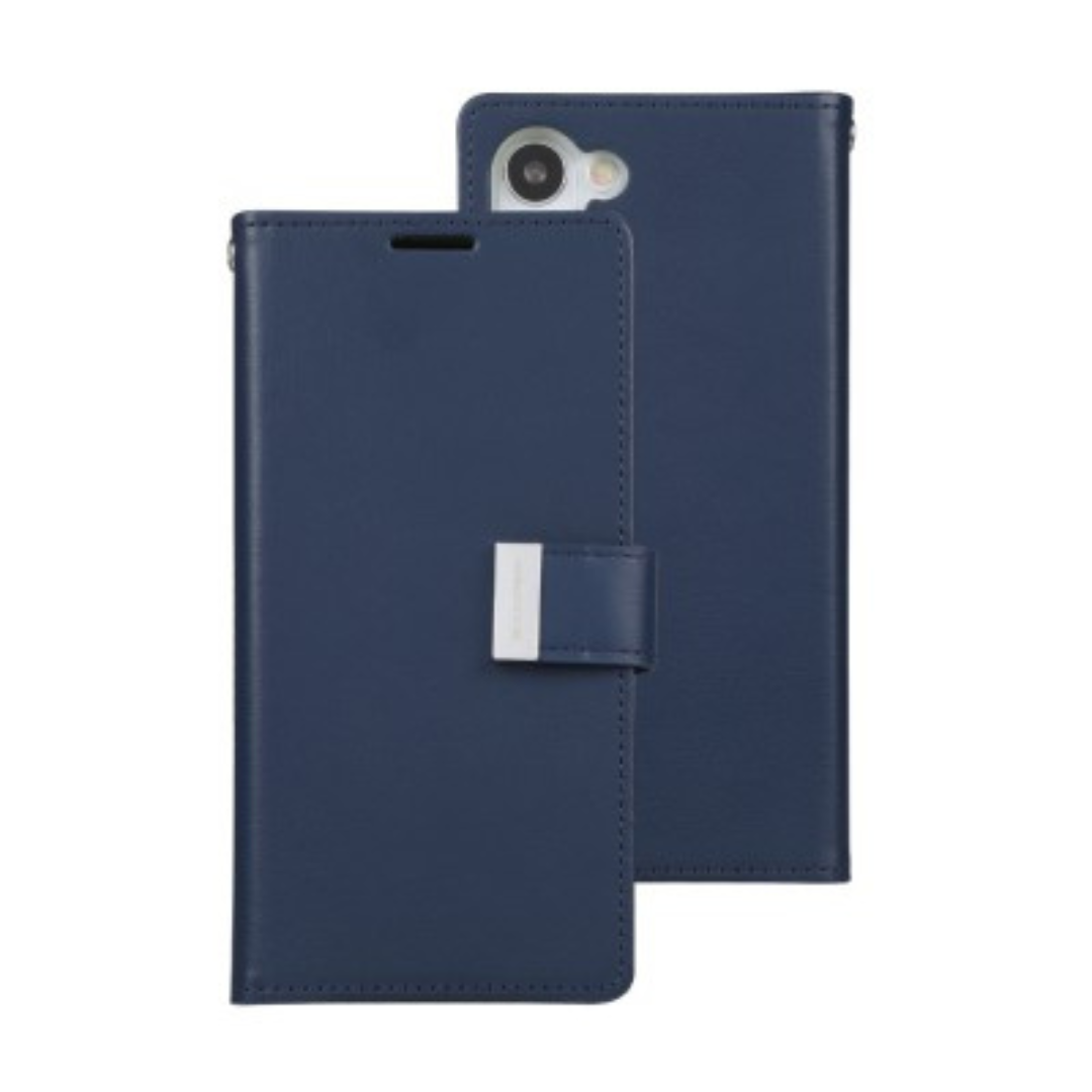 Samsung Galaxy S23 Compatible Case Cover With Rich Diary - Navy