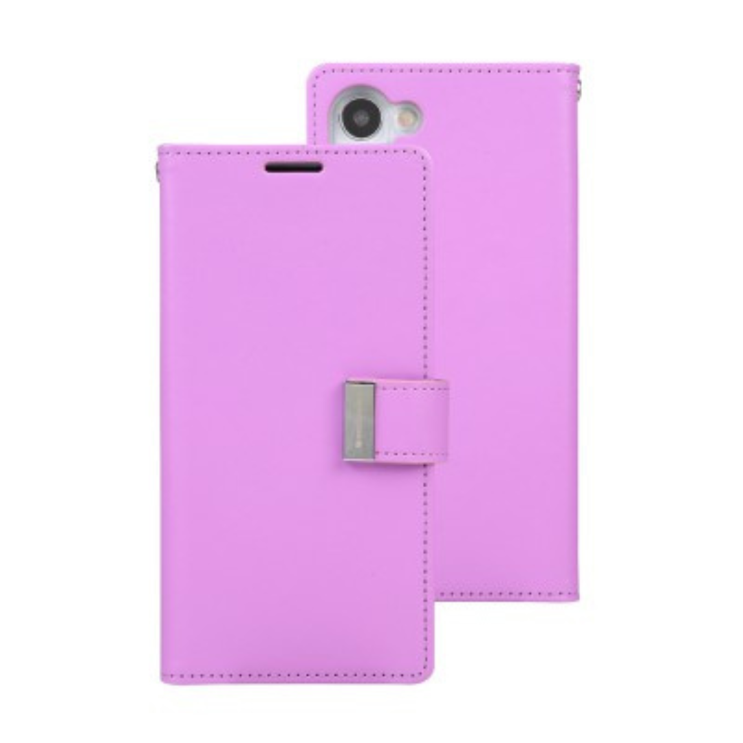 Samsung Galaxy S23 Compatible Case Cover With Rich Diary - Purple