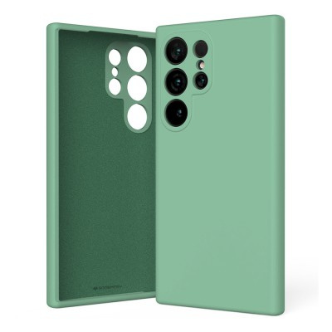 Samsung Galaxy S24 Ultra Compatible Case Cover With Premium Silicone - Green