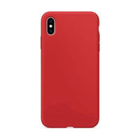 Thumbnail for iPhone XS Compatible Case Cover With Liquid Silicone - Red