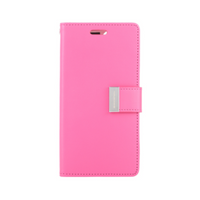 Thumbnail for iPhone XS Compatible Case Cover With Rich Diary for Stylish Protection - HotPink