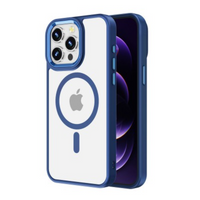 Thumbnail for iPhone 11 Compatible Case Cover With Metal Camera Lens Protection And Compatible With MagSafe Technology  - Blue