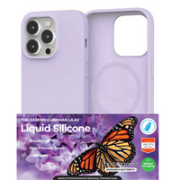 Thumbnail for iPhone 15 Pro Impact-Resistant Case Cover With Non-Toxic Liquid Silicone - Soft, Stain-Proof And MagSafe Compatible- Purple