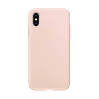 Thumbnail for iPhone XS Max Compatible Case Cover With Liquid Silicone - Pink Sand