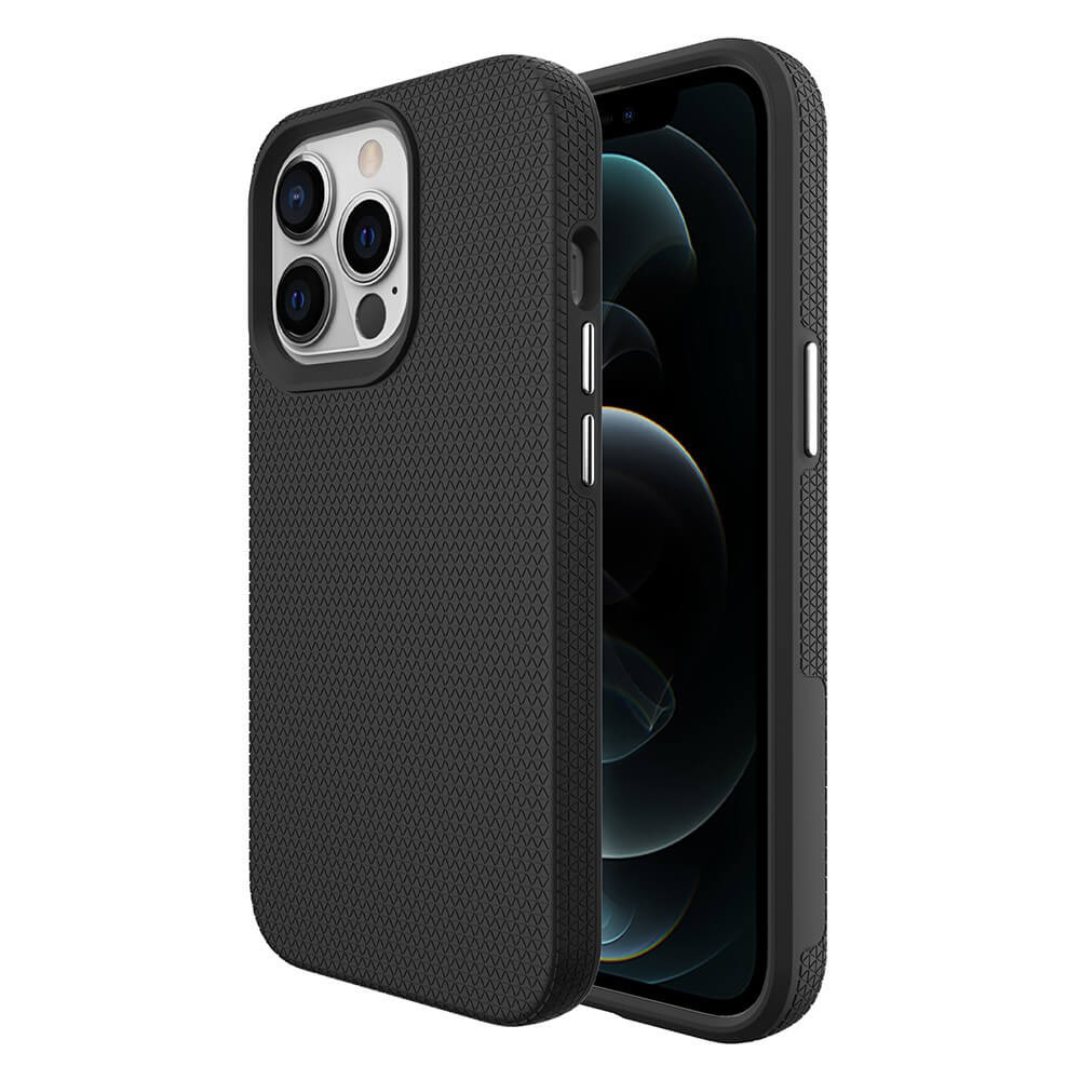iPhone 13 Pro Compatible Case Cover With Shockproof Rugged - Black