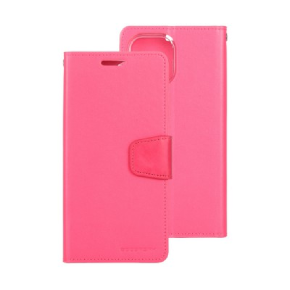 iPhone 13 Pro Compatible Case Cover With Sonata Diary - HotPink