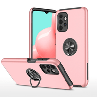 Thumbnail for Samsung Galaxy A32 5G Compatible Case Cover With Shockproof And Magnetic Ring Holder - Pink