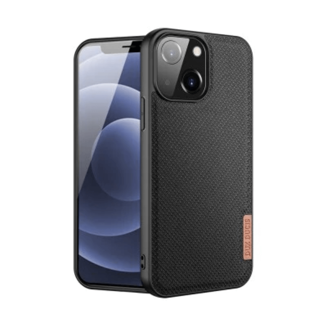 iPhone 14 Compatible Case Cover With Premium Fino Series - Black