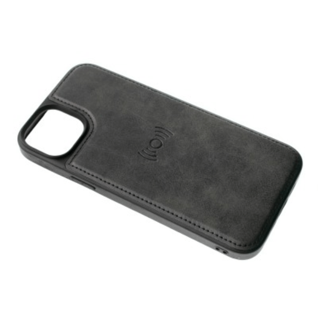 iPhone 14 Pro Compatible Case Cover With 2 In 1 Detachable Magnetic Flip Leather Wallet  - Navy