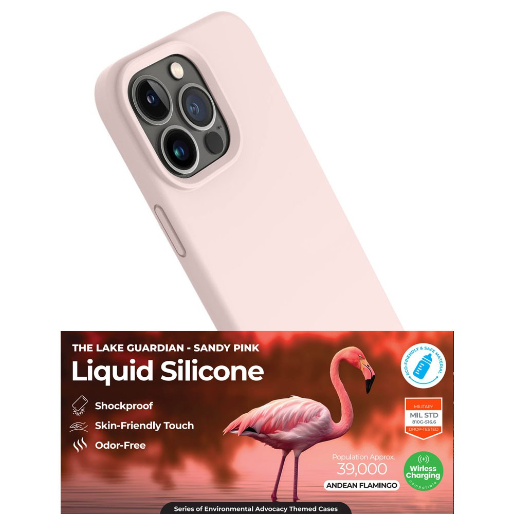 iPhone 15 Plus Liquid Silicone Case Cover - Washable, Shock-Proof, Drop-Resistant, Ultra-Soft, Scratch-Free, Durable - Pink