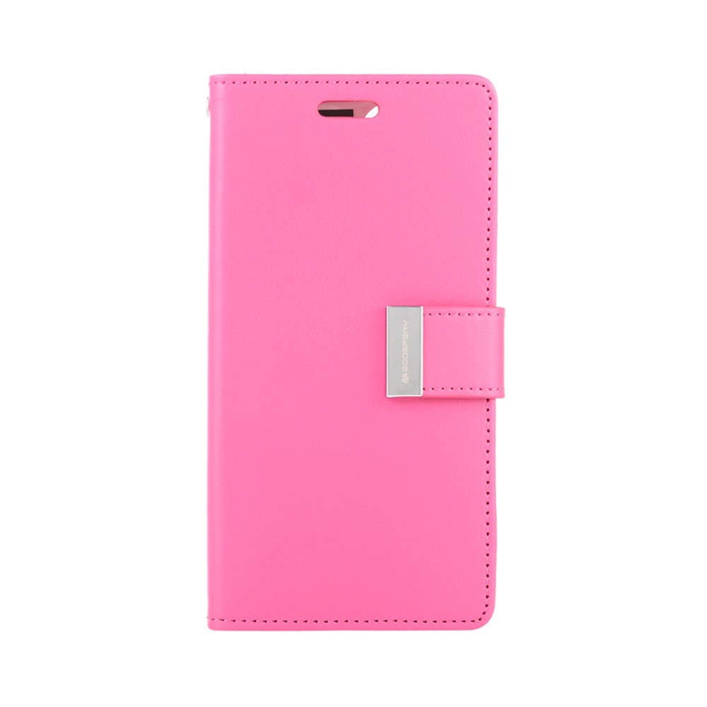 iPhone 13 Pro Max Compatible Case Cover With Rich Diary - HotPink