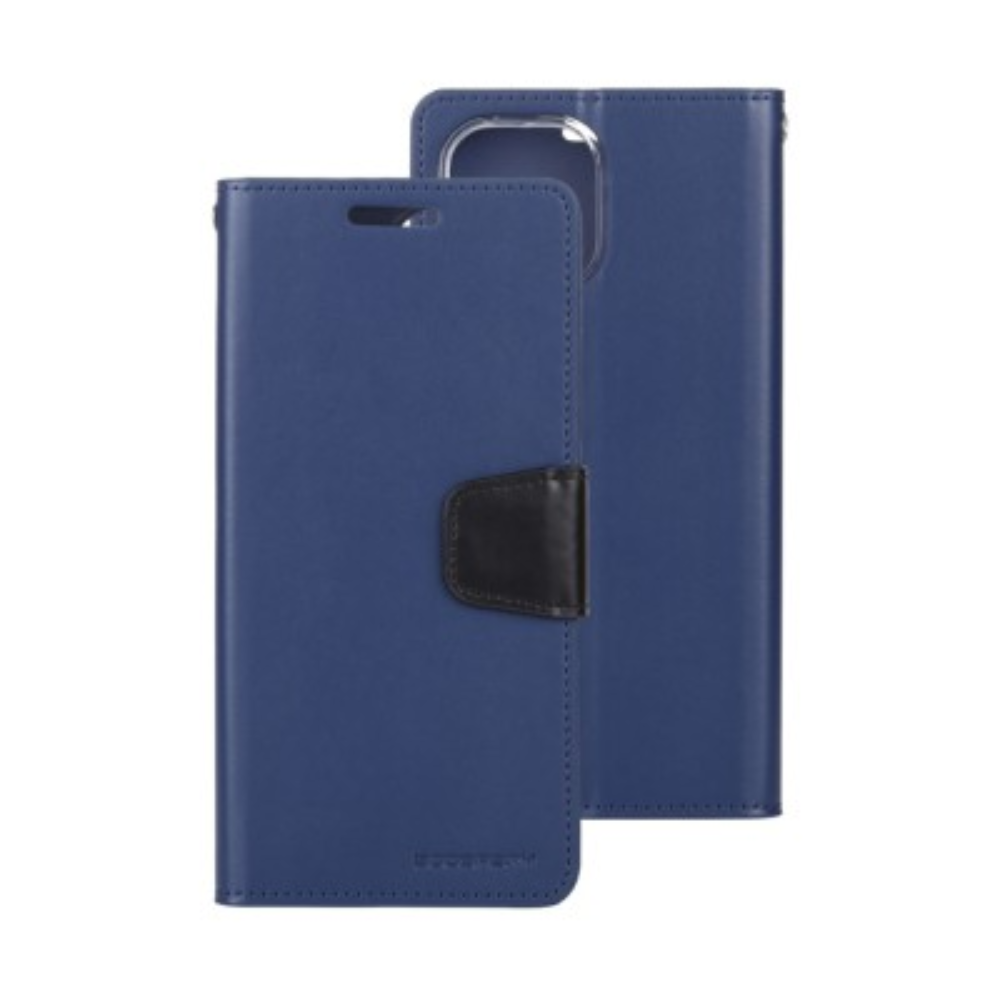 iPhone 13 Pro Compatible Case Cover With Sonata Diary - Navy