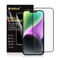 Thumbnail for iPhone 15 Plus Premium Full-Screen Tempered Glass Screen Protector with Black Edge - High Hardness, HD Clarity, Scratch & Stain-Resistant, Durable