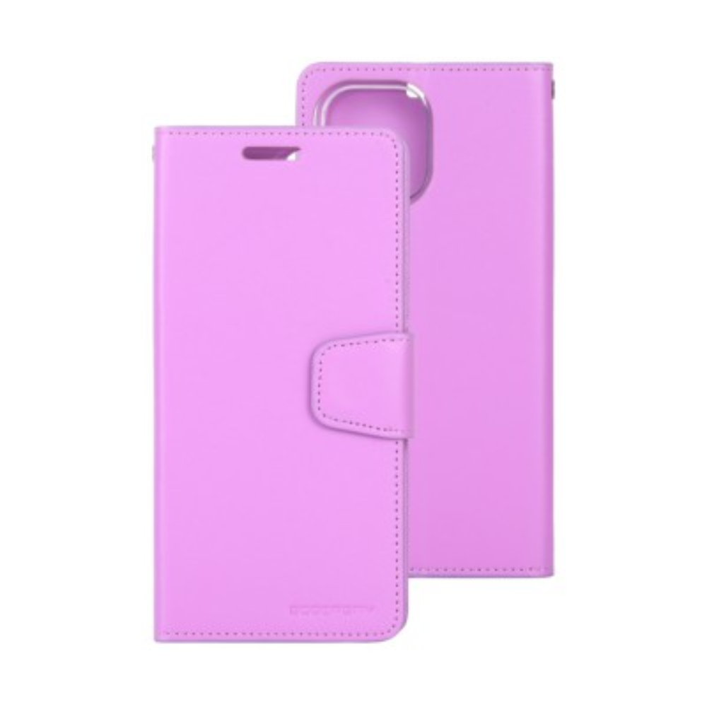 iPhone 13 Pro Compatible Case Cover With Sonata Diary - Purple