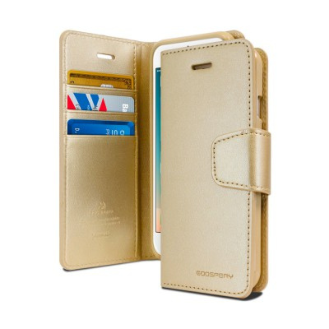 iPhone 7 Plus Compatible Case Cover With Sonata Diary - Gold