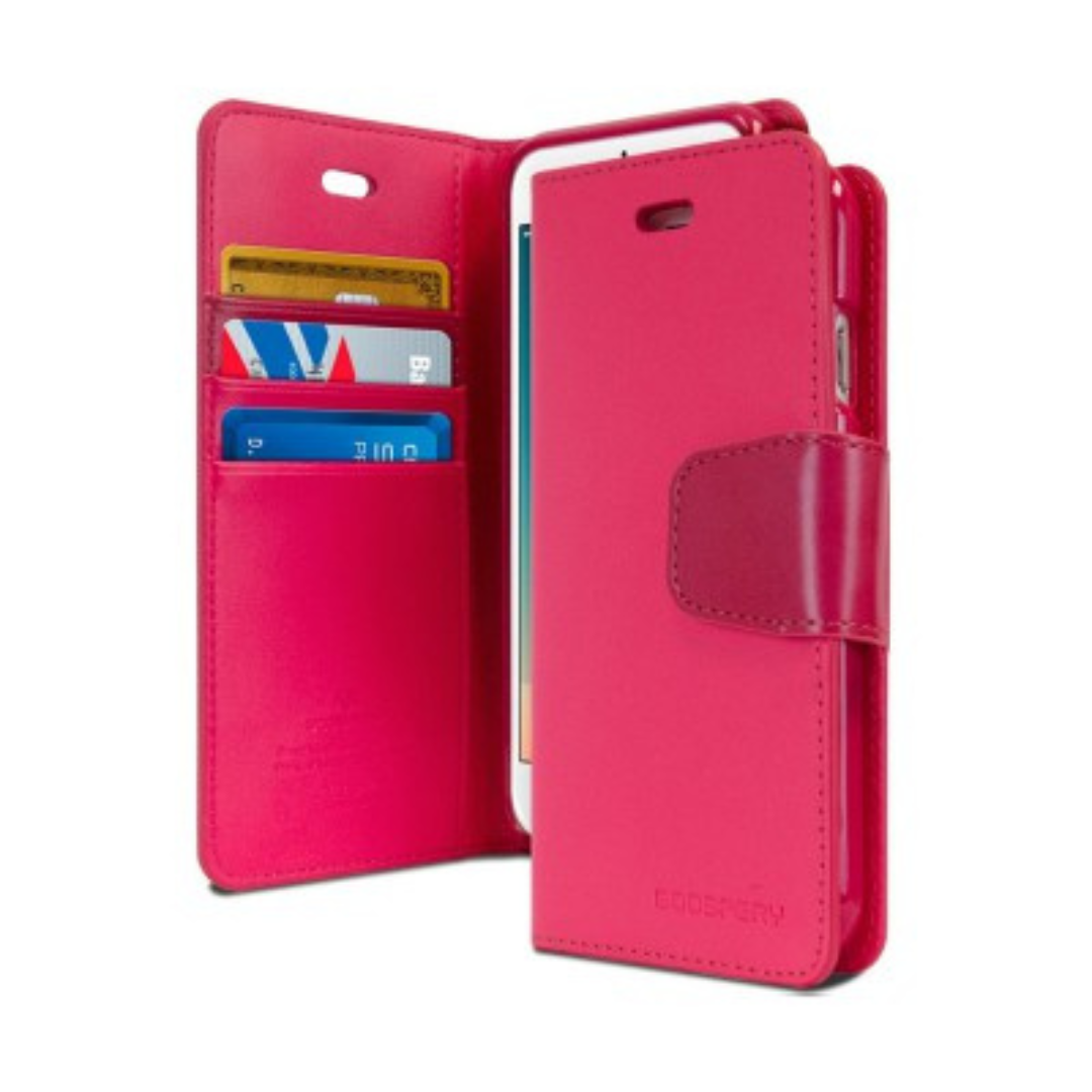 iPhone 7 Plus Compatible Case Cover With Sonata Diary - HotPink