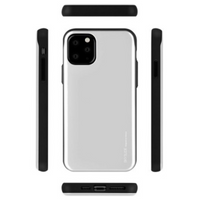 Thumbnail for iPhone 13 Pro Compatible Case Cover With Sky Slide Bumper - Silver