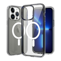 Thumbnail for iPhone 15 Pro Compatible Case Cover With Transparent Shockproof And Compatible With MagSafe Technology - Clear Black