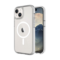 Thumbnail for iPhone 15 Plus Drop Protection Case Cover - Shockproof, Strong Build, MagSafe Compatible With Screen & Camera Protection- Transparent