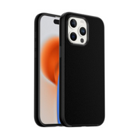 Thumbnail for iPhone 15 Pro Shockproof Case Cover with Wireless Charging Support - Easy Grip, Slip-Proof, Screen & Camera Lens Guard - Black