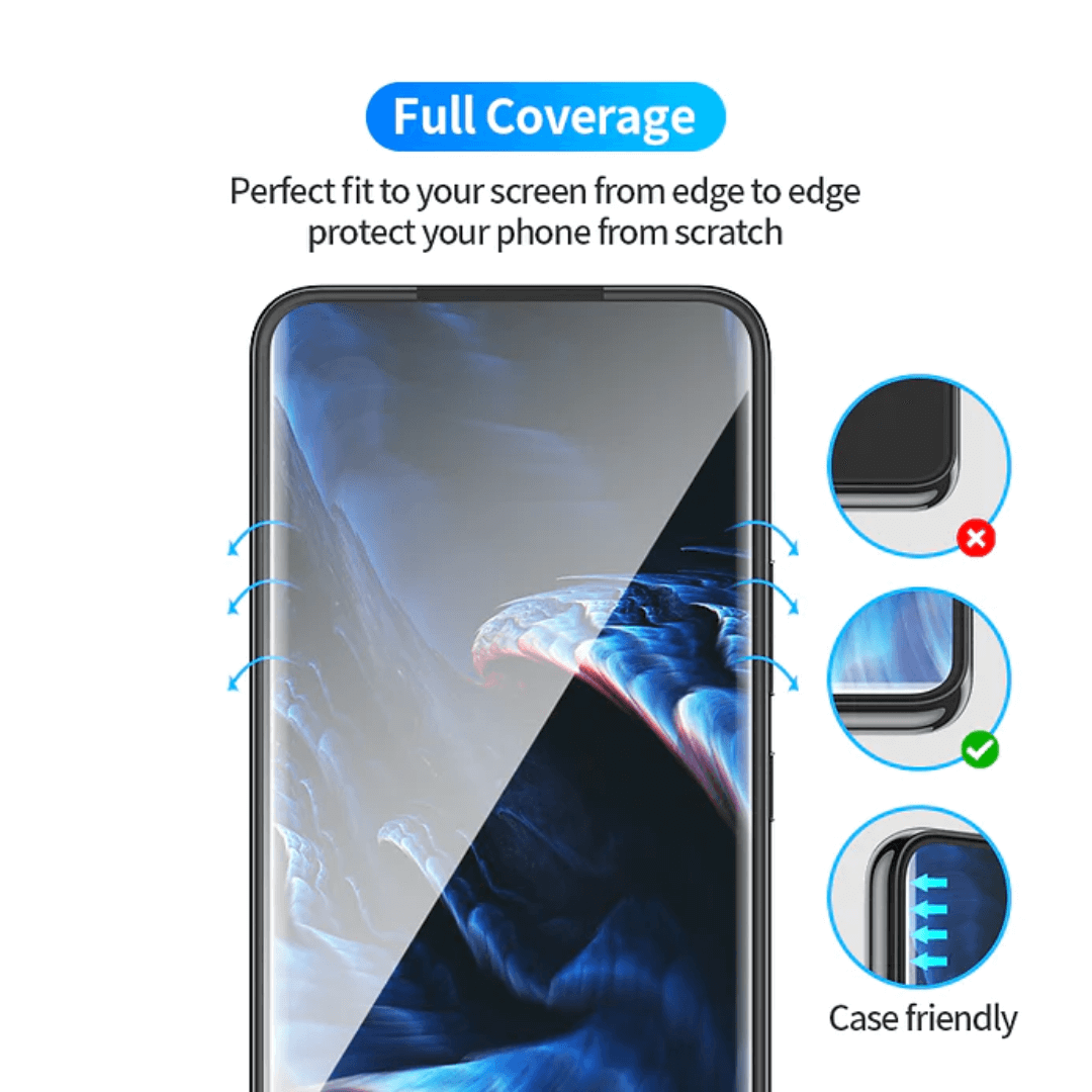 Blueo Full Glue UV Tempered Glass Screen Protector - Fit for OnePlus 8