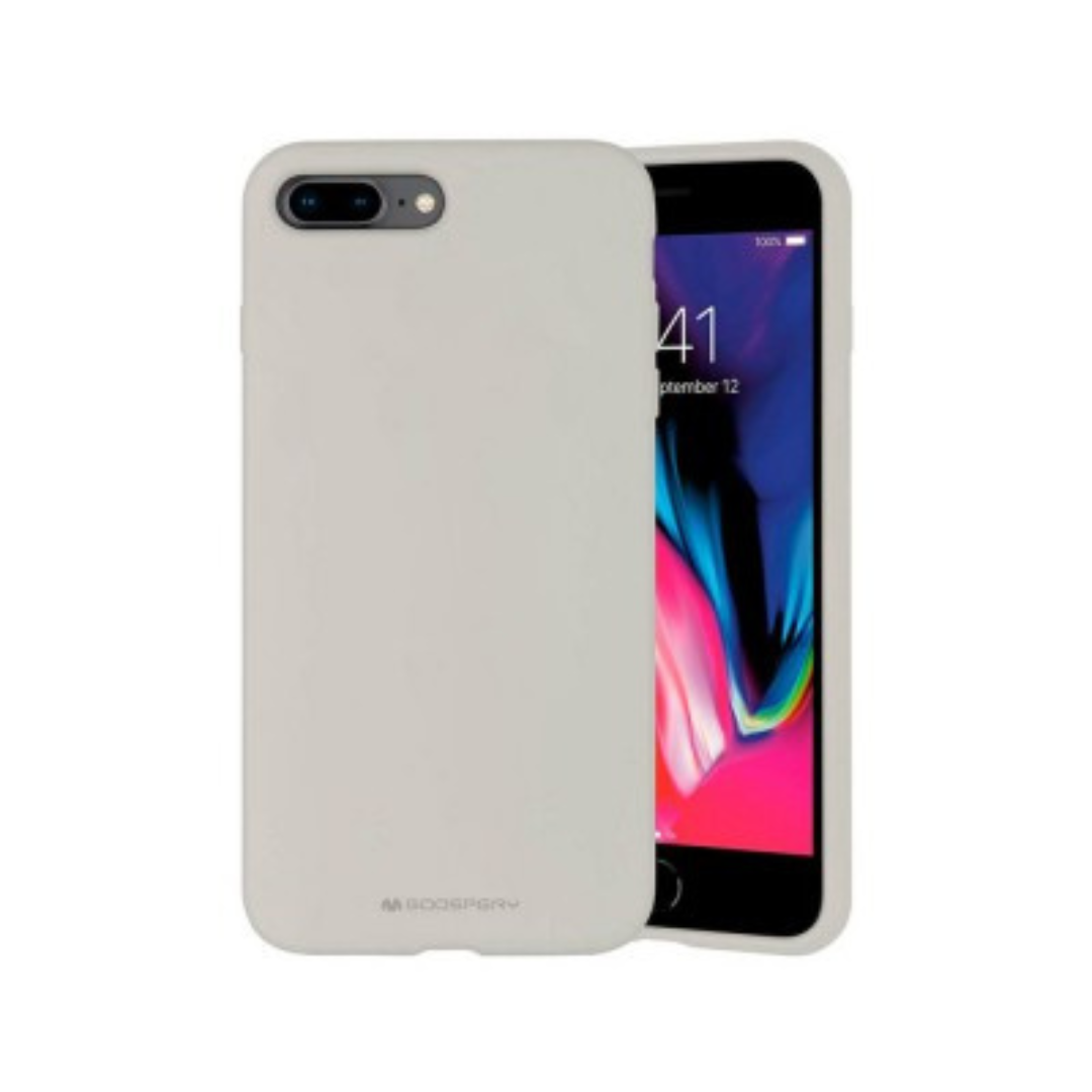 iPhone 7 Plus Compatible Case Cover With Premium Silicon - Stone