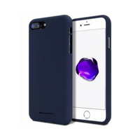 Thumbnail for iPhone 7 Plus Compatible Case Cover With Soft Feeling Jelly Silicon - Navy