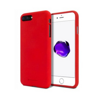 Thumbnail for iPhone 7 Plus Compatible Case Cover With Soft Feeling Jelly Silicon - Red