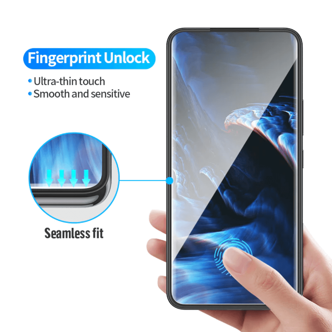 Blueo Full Glue UV Tempered Glass Screen Protector - Fit for Huawei Nova 8