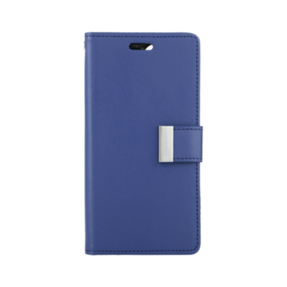 iPhone 13 Pro Compatible Case Cover With Rich Diary - Navy