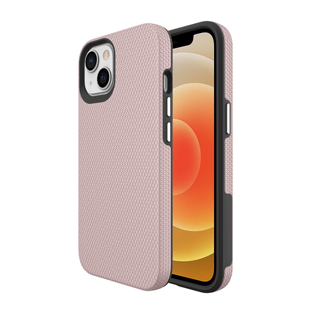 iPhone 13 Mini Compatible Case Cover With Rugged Shockproof-Rose Gold